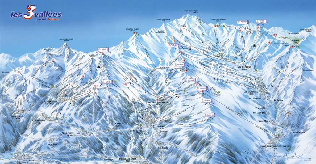 The ski area